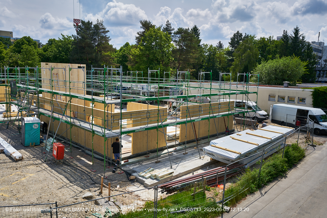 05.06.2023 - Neue Wände für das HAus für Kinder in Neuperlach in München